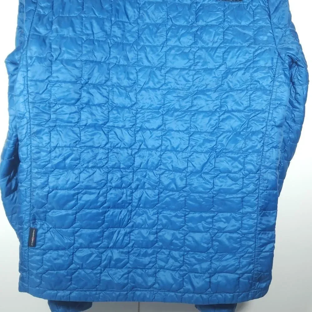 The North Face Men's ThermoBall Sz S Blue Lightweight Full Zip Puffer Jacket